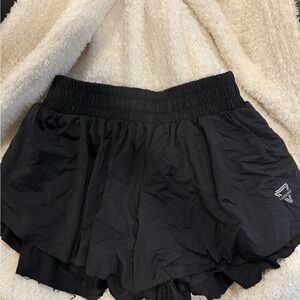 Athletic FLOWY SKIRT/SHORTS -Black- Size: Small